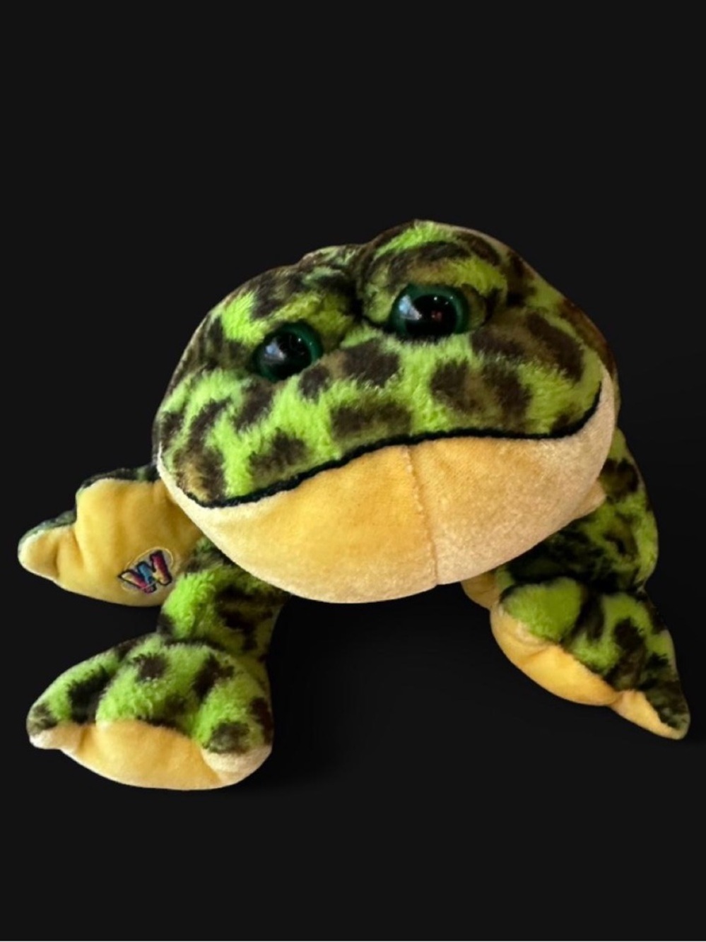 Green Plush Frog Stuffed Animal - Wild Republic